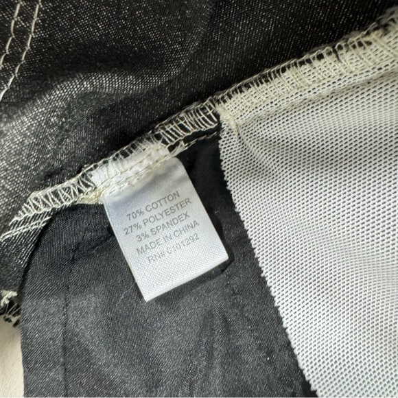 Lulu B Pull On Skinny Pants Grey Side Lace Design - Picture 3 of 9